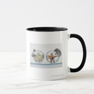 Taza Primer de hierbas en dos tarros