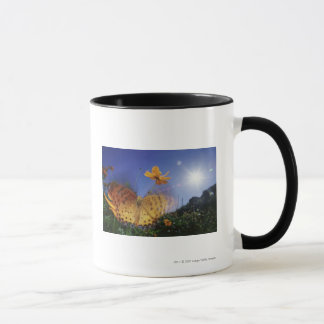 Taza Primer de la mariposa, agitando las alas