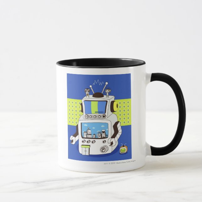 Taza Primer de un robot (Derecha)