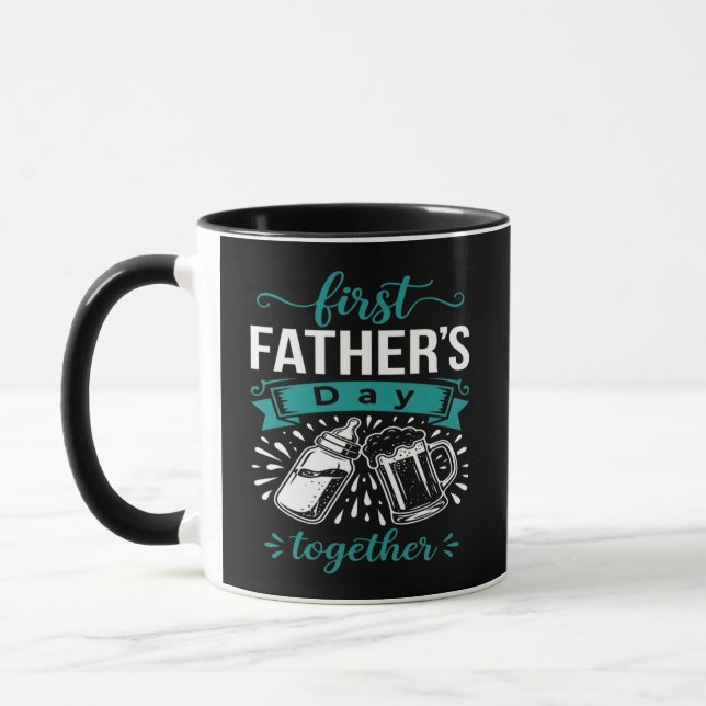 Taza Primer Día del Padre Juntos (Izquierda)