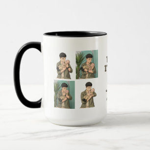 Taza Primer Día del Padre Papá desde 2026 Estilo Anime