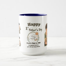 Taza Primer Día del Padre Papá desde 2026 Estilo Anime