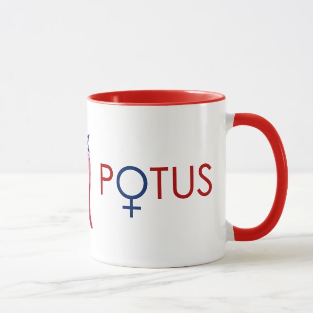 Taza Primer presidente Mug de la mujer (Derecha)