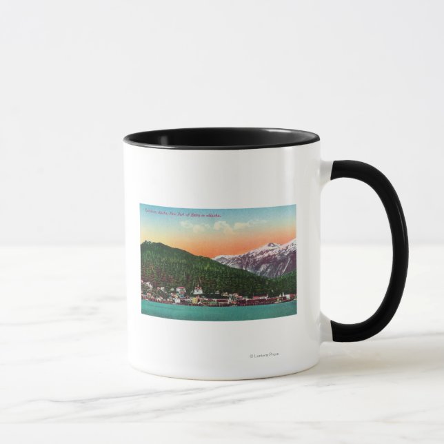Taza Primer puerto de entrada en Alaska View (Derecha)