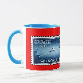 Taza Primer vuelo de Mar del Norte de NORUEGA