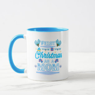 Taza Primera Navidad como Mamá de un Niño