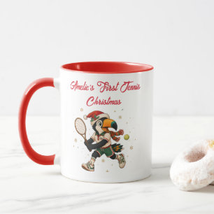 Taza Primera Navidad de Tenis Lloro Cute Personalizado