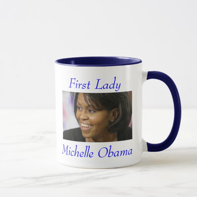 Taza Primera señora Michelle Obama (Derecha)