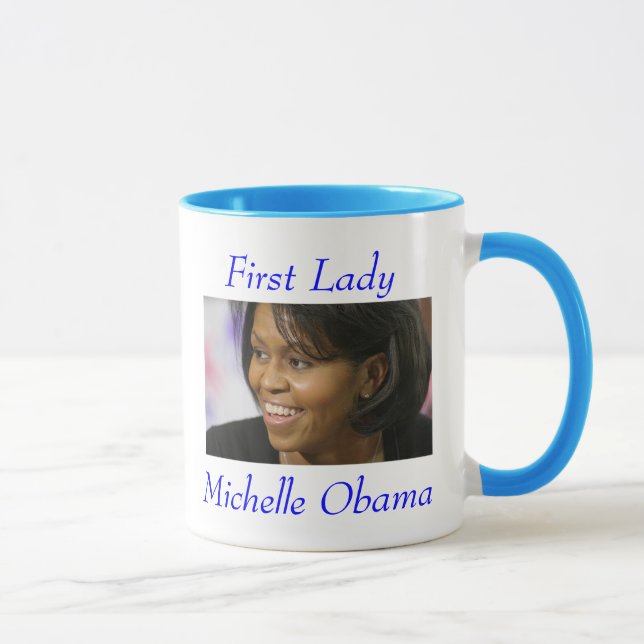 Taza Primera señora Michelle Obama - modificada para (Derecha)