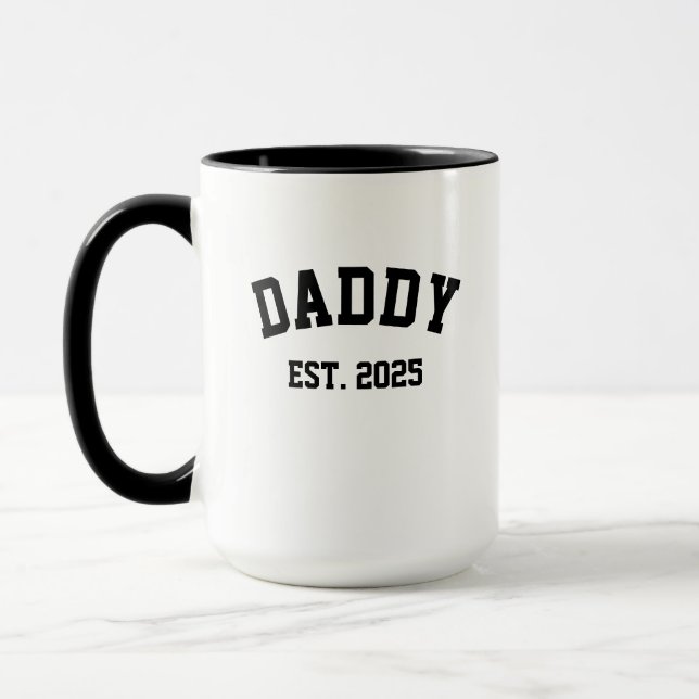 Taza Primera vez que mamá y papá Mug preparan a nuevos  (Izquierda)