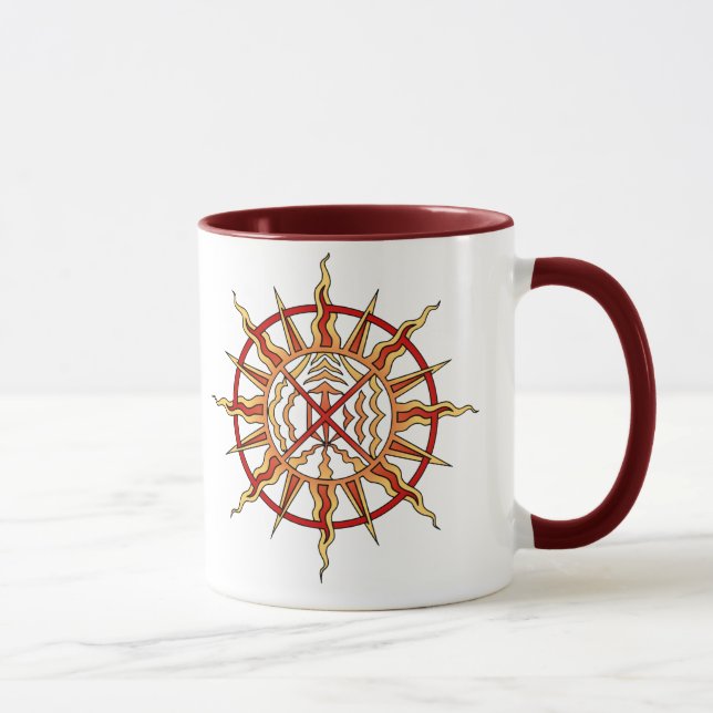 Taza Primeras Naciones Regalos de arte nativo Mugs de v (Derecha)