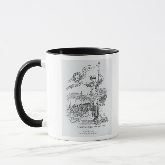 Taza Primero de mayo, 1907 (Izquierda)