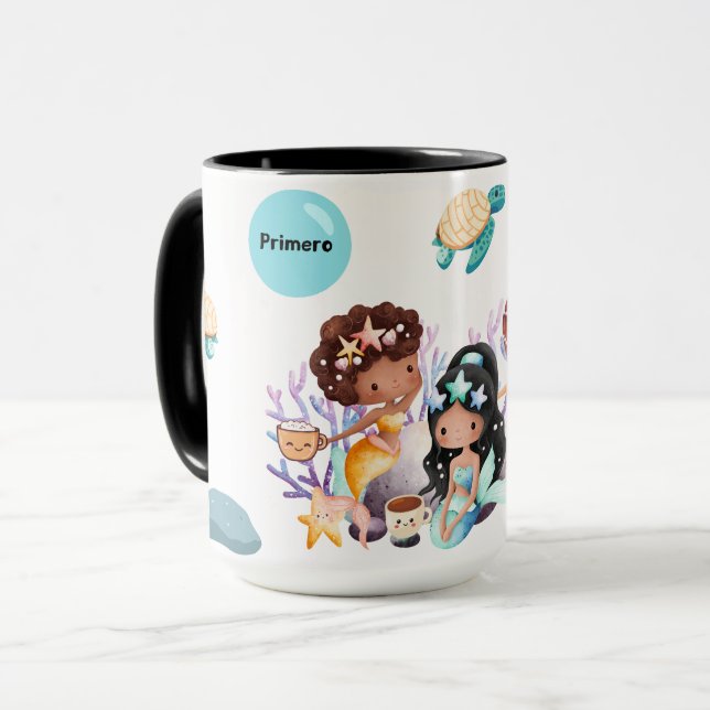 Taza Primero Pan Y Cafesito Sirenas Mug (Anverso izquierdo)