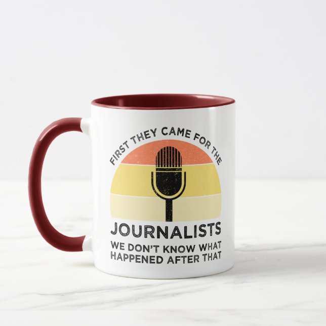 Taza Primero Vinieron Por Los Periodistas (Izquierda)