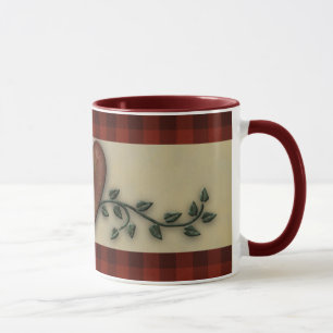 taza primitiva del corazón