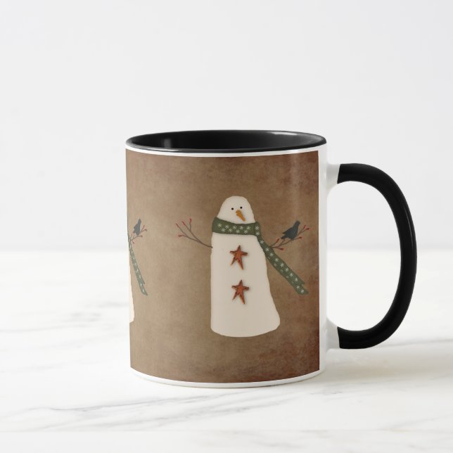 Taza Primitive Snowman Mug (Derecha)