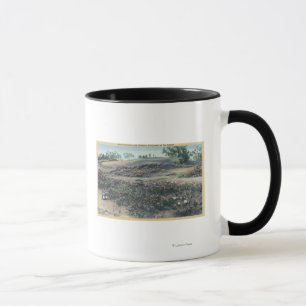 Taza Primordias de las Arenas Verbenas y el Desierto