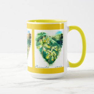 Taza Primula veris Green Heart Cowslip