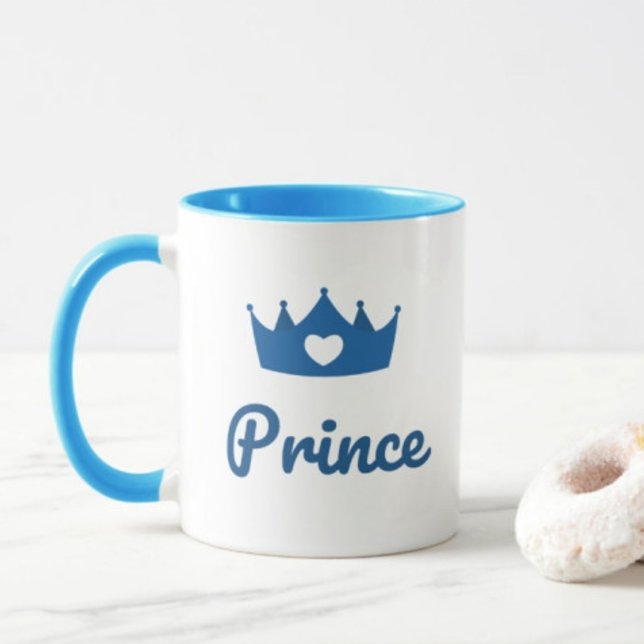Taza Prince Y Princesa Typografía moderna Café Mug (Subido por el creador)