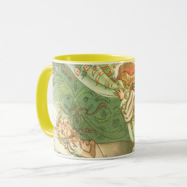 Taza Princesa de Belleza Durmiente, cuento de hadas vin (Anverso izquierdo)