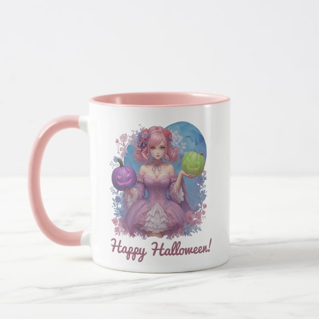 Taza Princesa de Halloween en tonos pastel (Izquierda)