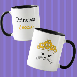 Taza Princesa del Pequeño Gato del personalizable