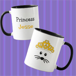 Taza Princesa del personalizable