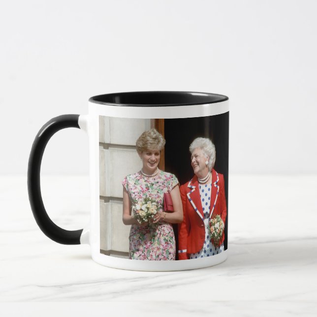 Taza Princesa Diana-Barbara Bush (Izquierda)
