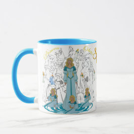 Taza Princesa Odette Sketch Mug con Rim&Handle