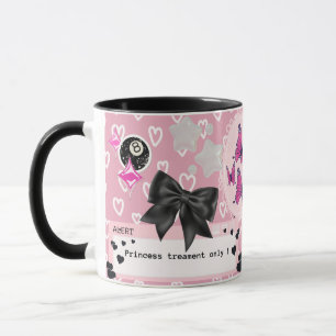 Taza Princess Treatment Girly Coquette Baddie Mug Pink
