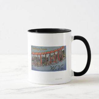Taza Princeton, Virginia Occidental - Escenas de letras