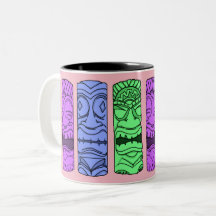 Taza principal de Tiki del arte pop