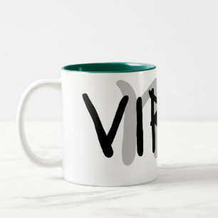 Taza principal del texto del virgo