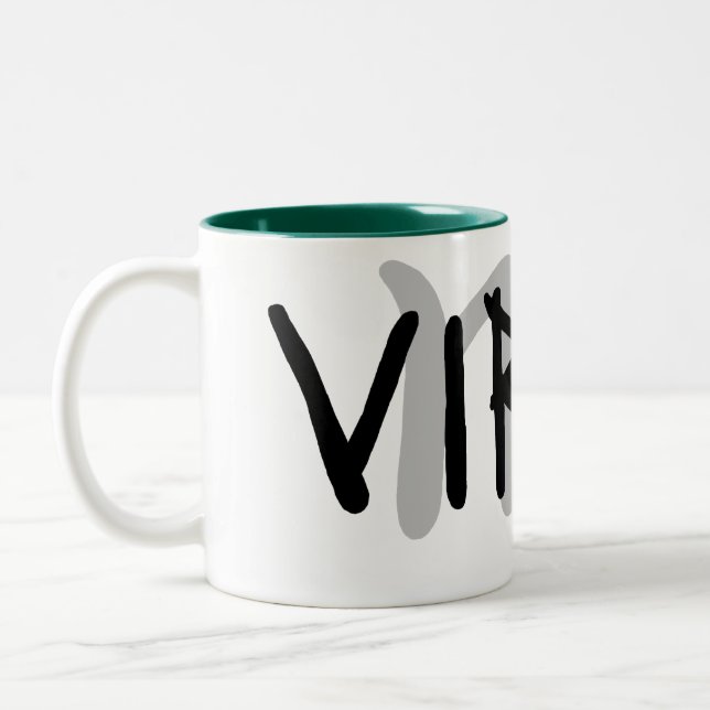 Taza principal del texto del virgo (Izquierda)