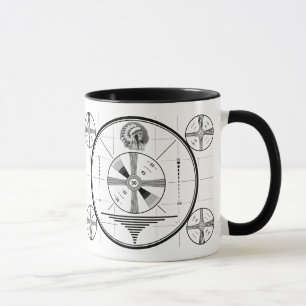 Taza principal india del modelo de prueba del