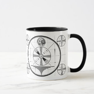 Taza principal india del modelo de prueba del