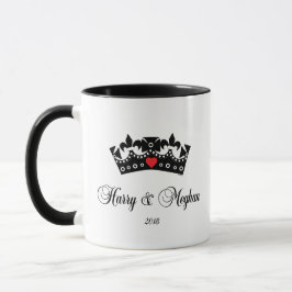Taza Príncipe Harry y Meghan Royal Boda 2018