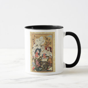 Taza Príncipe que visita un asceta