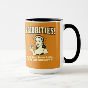 Taza Prioridades: siempre se puede retomar una clase