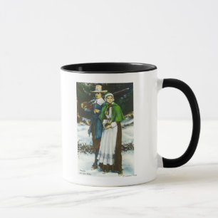 Taza Priscilla y John Alden Scene