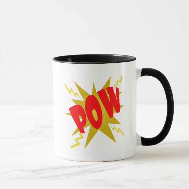 TAZA ¡PRISIONERO DE GUERRA CÓMICO! (Derecha)