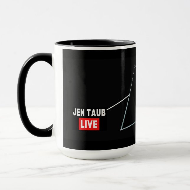 Taza Prisma Mug por Jen Taub en vivo (Izquierda)