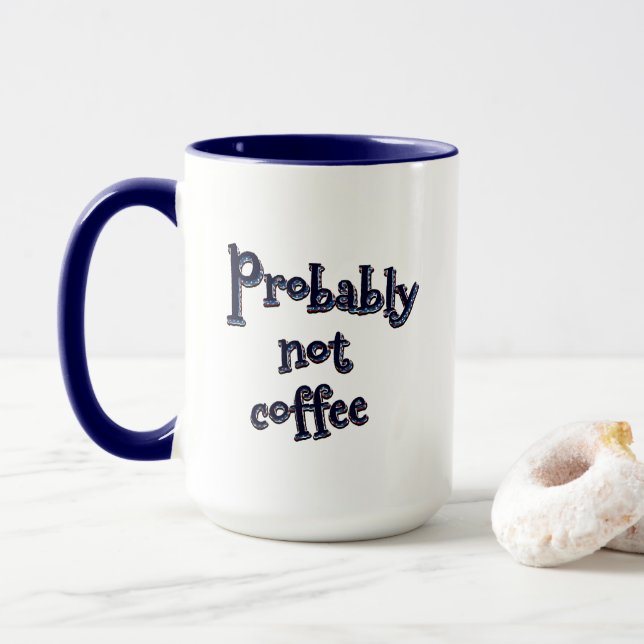 Taza Probablemente no café (Con donut)