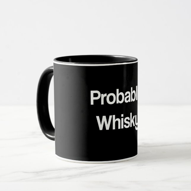 Taza Probablemente Whisky (Anverso izquierdo)