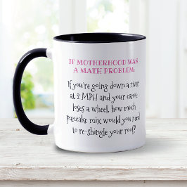 Taza Problema de matemáticas del Día de la Madre divert