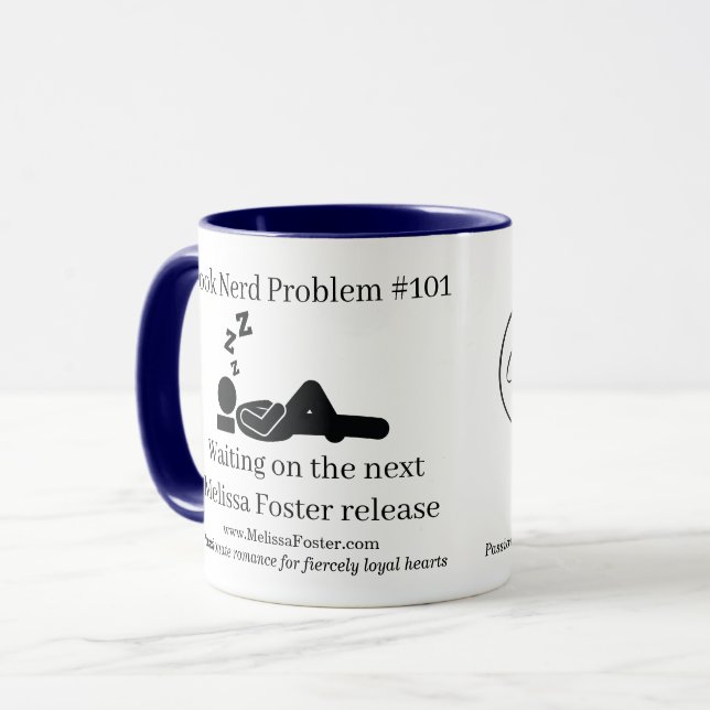Taza Problema del nerd del libro #101 Mug (Anverso izquierdo)