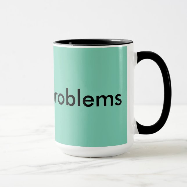 Taza Problemas de enfermería acuáticos y negros (Derecha)