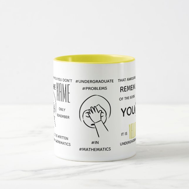 Taza Problemas De Graduado En Matemáticas - Mug (Centro)