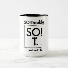 Taza ¡Problemas! ...lidiar con eso.