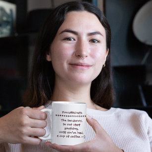Taza Procaffeinate Funny Mug para los amantes del café